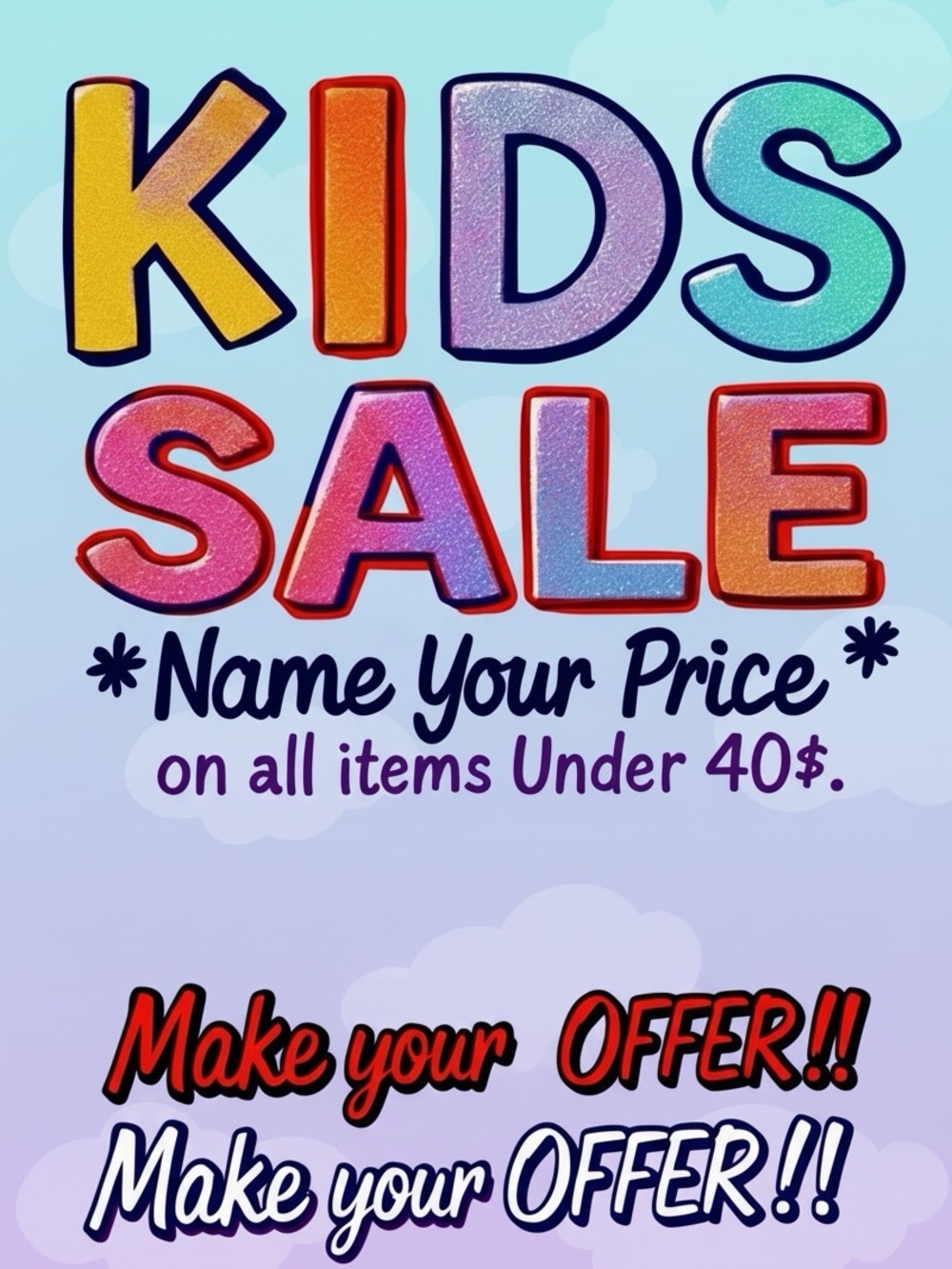 🧸KIDS SALE🥳